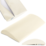 Poolringikujuline nimmemassaažipadi Habys Satin Comfort 40&times;25&times;5 cm k&otilde;va, elevandiluu v&auml;rvi