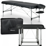 Kokkupandav massaažilaud Aveno Life Estetic Dark Comfort Base must