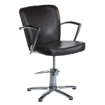 Juuksuritool PROFESSIONAL HAIRDRESSING CHAIR LIVIO BRUSSEL BROWN (Toote pakend on kahjustatud)