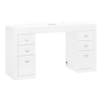 Manik&uuml;&uuml;rilaud tolmukoguriga COSMETIC DESK 314 WHITE