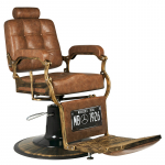 Juuksuritool Barber Chair Gabbiano Boss Old Leather Light Brown