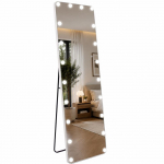 Eraldiseisev LED-peegel valgustusega HOLLYWOOD, 160&times;50 cm (20 LED-i)