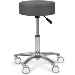 Kosmetoloogiline Mobi stool PVC gray