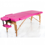 Kokkupandav massaažilaud Classic 2 (Pink)