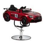 Laste juuksuri tool Gabbiano Mercedes, punane
