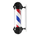 Valgustatud barber shopi post-plafon BB-02 must suur
