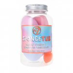 W7 Cosmetics Sponge Tub Face Sponge Set Make-up k&auml;snade purgis komplekt, Seatud