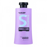 LUXLISS Nourish & Gloss Shampoo Toitev, s&auml;ra andev &scaron;ampoon, 300ml
