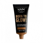 NYX Professional Makeup Born To Glow! Naturally Radiant Foundation Jumestuskreem, 16.7 Warm Mahagony