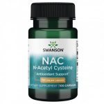 SWANSON NAC Nacetyl Cysteine 150mg Antioxidant Support Toidulisand N-atset&uuml;&uuml;lts&uuml;steiin, 100 kapsulit
