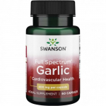SWANSON Full Spectrum Garlic Cardiovascular Health 400mg K&uuml;&uuml;slauk, 60 kapslit