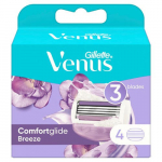 Gillette Venus Breeze Women Razor Refills T&auml;iendavad raseerimisotsad, 4 tk