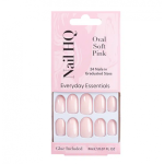 Nail HQ Oval Soft Pink Nails Ovaalsete kunstk&uuml;&uuml;nte komplekt 24 tk Kit