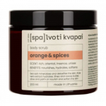 Spalvoti Kvapai Body Scrub Kehakoorija, Orange&Spices