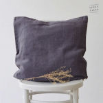 Linen Tales Linen Cushion Cover Linasest padjakate, Dark Grey