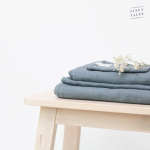 Linen Tales Blue Fog Linen Fine Waffle Towel Linane vannir&auml;tik, 75x125cm