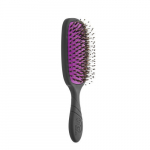 WetBrush Shine Enhancer Naturaalsete harjastega juuksehari, Black