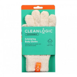 Cleanlogic Sustainable Exfoliating Body Gloves Keha koorimiskindad, 1 pair