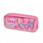 Super Girl Nail Polish & Lip Gloss Bag Laste kosmeetikakomplekt
