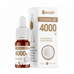 Ecosh Vitamin D3 With Coconut D3-vitamiin kookos&otilde;liga 4000IU, 10ml