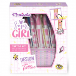 Martinelia Kit Tattoo Body Art Super Girl T&auml;toveeringute komplekt lastele, Seatud