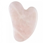 Glov Rose Quartz Gua Sha Roosikvartsist n&auml;omassaaž&ouml;&ouml;r, Pink