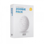 Zombie Pack Activator Kit Vananemisvastane maskikomplekt 8x2g.