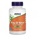 NOW Foods Pau D'Arco 500 mg, 100 kapsulit