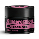 Sincero Salon Color Builder Gel Mitmeotstarbeline 5-in-1 k&uuml;&uuml;negeel, Coral Paradise