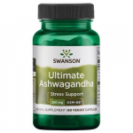 SWANSON Ultimate Ashwagandha Toidulisand Ashwagandha, 60 kapslit