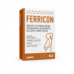 Iconfit Ferricon Complex Capsules Vere ja hemoglobiini moodustamiseks vajalik rauakompleks, 45 kapsulės