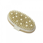 Nuum Cosmetics Dry Exfoliating Body Brush with Soft Massage Beads, 1 tk