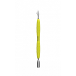Staleks Uniq 10 Type 3 Manicure Pusher Gummy Manik&uuml;&uuml;rivahend k&uuml;&uuml;nenaha hooldamiseks Yellow