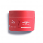 Wella Professionals Invigo Brilliance Vibrant Color Mask Fine/Normal Mask v&auml;rvitud juustele, 150ml