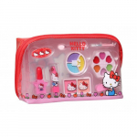 Hello Kitty Makeup Toiletry Bag Komplekt koos kosmeetikakotiga, 1 tk