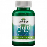 Multivitamin with Iron Multivitamiinide ja mineraalide kompleks koos rauaga 130 kapslit