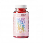 Hairburst Unicorn Vegan Hair Vitamins Juuksekasvu soodustavad vitamiinid, 60 kummikommi