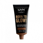 NYX Professional Makeup Born To Glow! Naturally Radiant Foundation Jumestuskreem, 20 Deep Rich