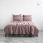 Linen Tales Ashes of Roses Linen Duvet Cover Set Voodipesu komplekt, 200x220 50x70*2