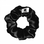 Bellody Original Silk-Scrunchie Siidist juuksekumm, Classic Black