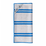 Bath Towel Vannir&auml;tik (Baclock) Blue/Silver