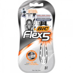 BIC Flex 5 Nano Technology Blades &Uuml;hekordsed raseerijad 5 teraga 3 tk