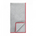 Norwex Textured Kitchen Towel Tekstuurne k&ouml;&ouml;gir&auml;tik (Baclock), Grey with Red Trim