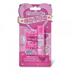 Martinelia Crush Hair Clips & Lip Balm Huulepalsam ja juukseklambrite komplekt, Strawberry
