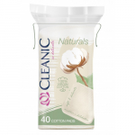 Cleanic Pure Effect Virgin Cotton Square Pads Ruudukujulised puuvillased kettad, 40vnt.