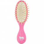 TEK Natural Small Purse Hairbrush Juuksehari, Roosa