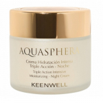 Keenwell Aquasphera Crema Hidratacion Intensa Nocha Kolmekordse toimega intensiivne niisutav &ouml;&ouml;kreem, 80ml