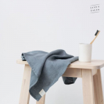 Blue Fog Linen Fine Waffle Towel Linane vannir&auml;tik 45x65cm