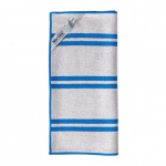 Norwex Bath Towel Vannir&auml;tik (Baclock), Blue/Silver