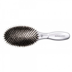 Olivia Garden Expert Care Boar & Nylon Bristles Oval Combo Brush Juuksehari koos ioniseeritud antistaatilise ja 100% looduslike metsseaharjast, H&otilde;be